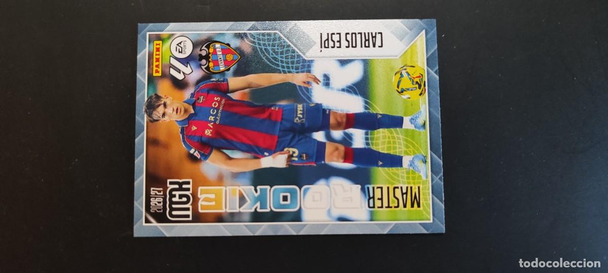 Cromos de f&uacute;tbol: MEGACRACKS 2026/27 CARD MASTER ROOKIE CARLOS ESPI LEVANTE # 408 PANINI