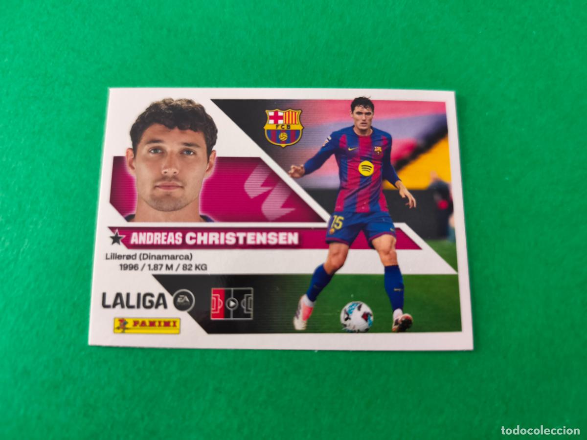 Cromos de f&uacute;tbol: CROMO FUTBOL CHRISTENSEN F.C.BARCELONA SIN PEGAR N&ordm; 6 B LIGA ESTE 2026-2027/26-27 PANINI