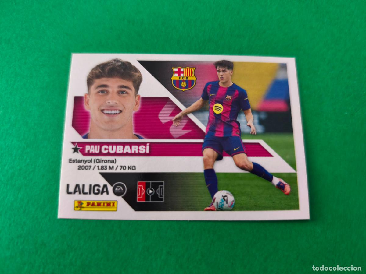 Cromos de f&uacute;tbol: CROMO FUTBOL CUBARSI F.C.BARCELONA SIN PEGAR N&ordm; 7 LIGA ESTE 2026-2027/26-27 PANINI