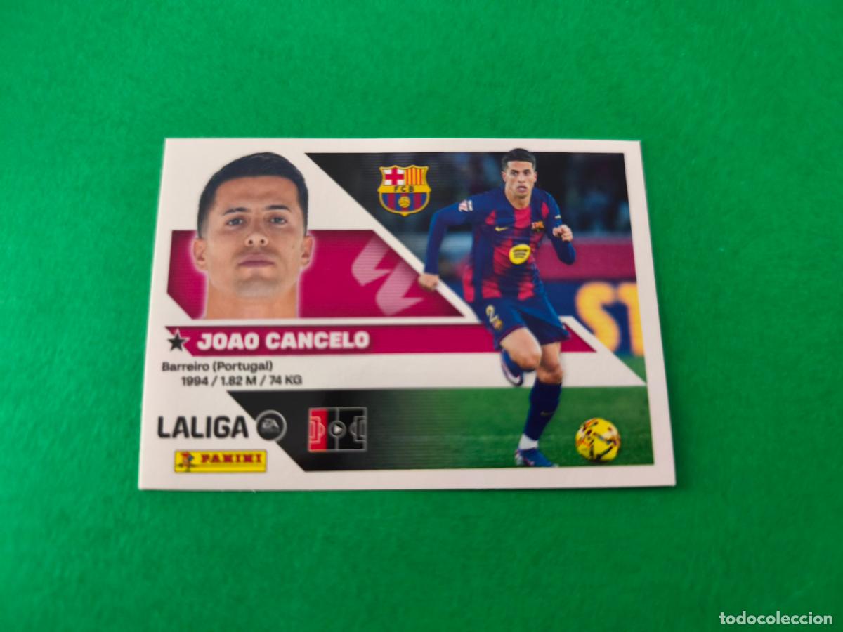 Cromos de f&uacute;tbol: CROMO FUTBOL JOAO CANCELO F.C.BARCELONA SIN PEGAR N&ordm; 9 LIGA ESTE 2026-2027/26-27 PANINI