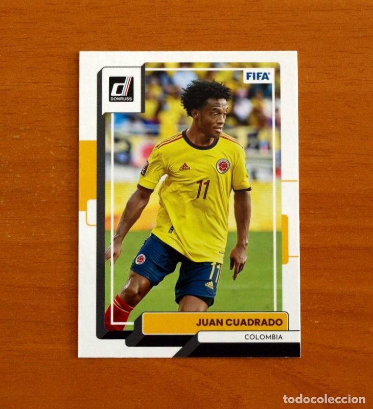 Cromos de f&uacute;tbol: Colombia - N&ordm; 148 Juan Cuadrado - D-DONRUSS SOCCER -FIFA -Panini 2022-2023-22-23