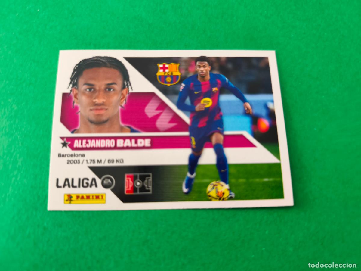 Cromos de f&uacute;tbol: CROMO FUTBOL BALDE F.C.BARCELONA SIN PEGAR N&ordm; 10 LIGA ESTE 2026-2027/26-27 PANINI
