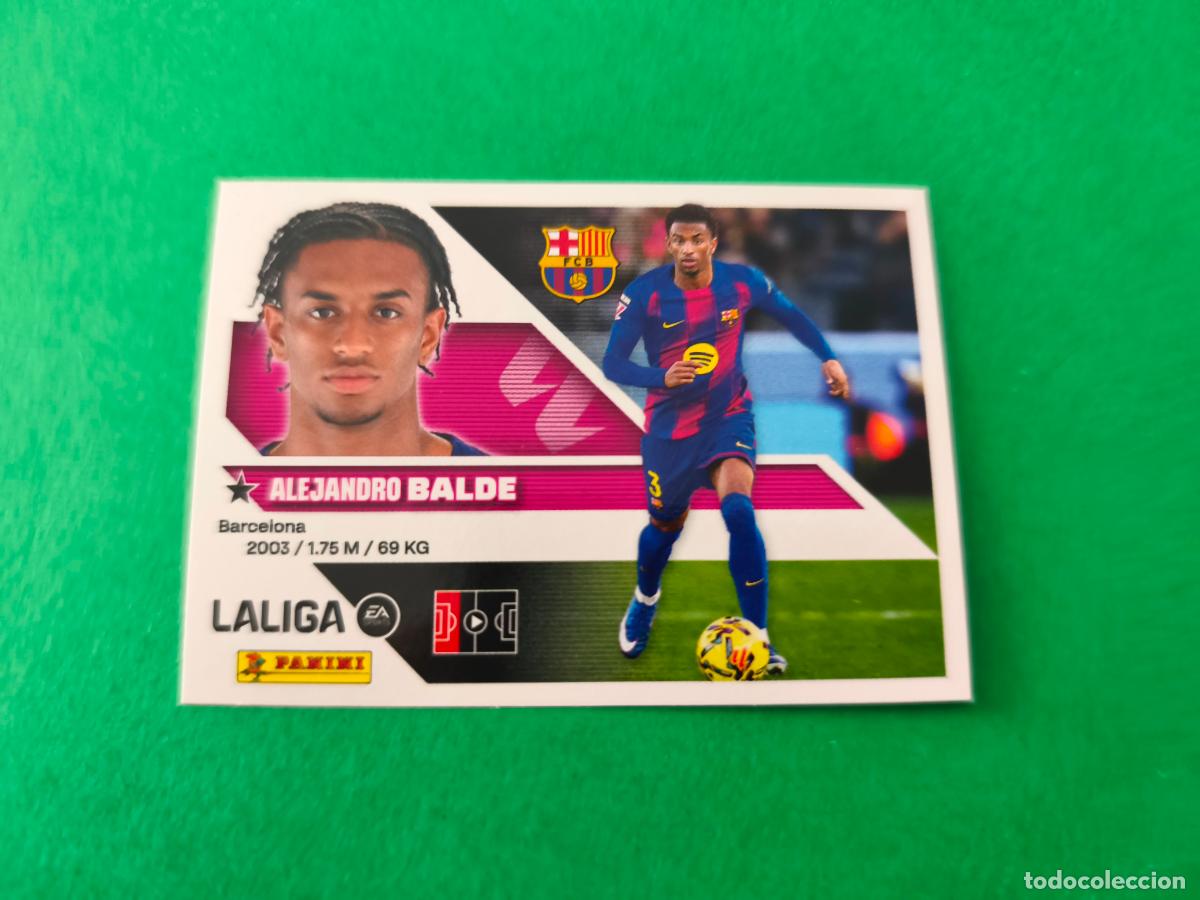 Cromos de f&uacute;tbol: CROMO FUTBOL BALDE F.C.BARCELONA SIN PEGAR N&ordm; 10 LIGA ESTE 2026-2027/26-27 PANINI