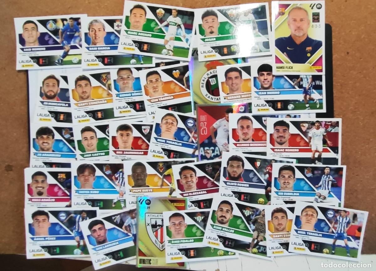 Cromos de f&uacute;tbol: LIGA ESTE 26/27 LOTE DE 34 STICKERS # PANINI