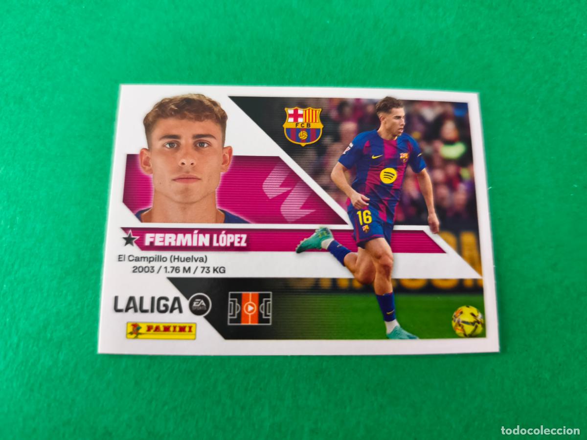 Cromos de f&uacute;tbol: CROMO FUTBOL FERMIN F.C.BARCELONA SIN PEGAR N&ordm; 16 LIGA ESTE 2026-2027/26-27 PANINI