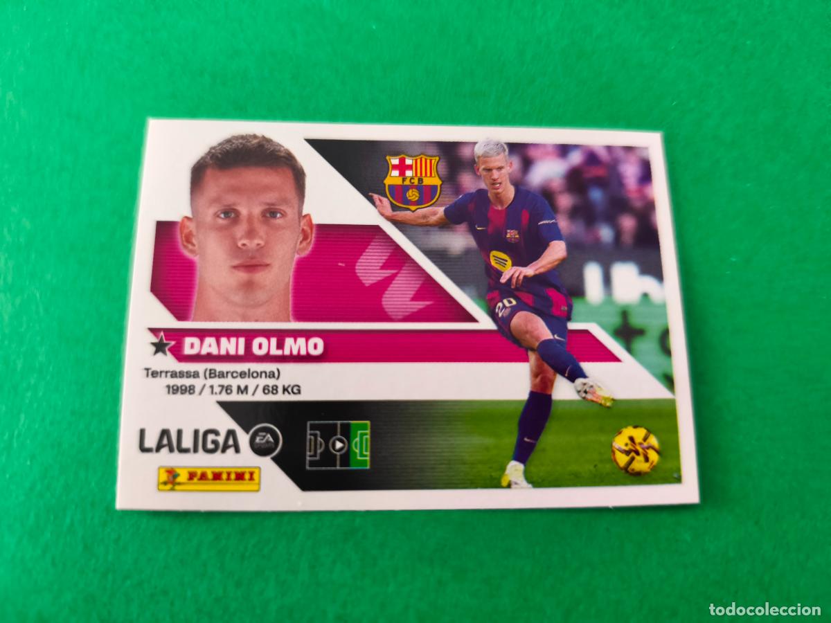 Cromos de f&uacute;tbol: CROMO FUTBOL DANI OLMO F.C.BARCELONA SIN PEGAR N&ordm; 17 LIGA ESTE 2026-2027/26-27 PANINI