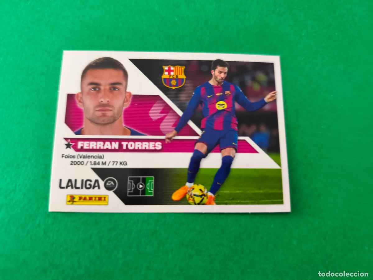 Cromos de f&uacute;tbol: CROMO FUTBOL FERRAN TORRES F.C.BARCELONA SIN PEGAR N&ordm; 18 LIGA ESTE 2026-2027/26-27 PANINI
