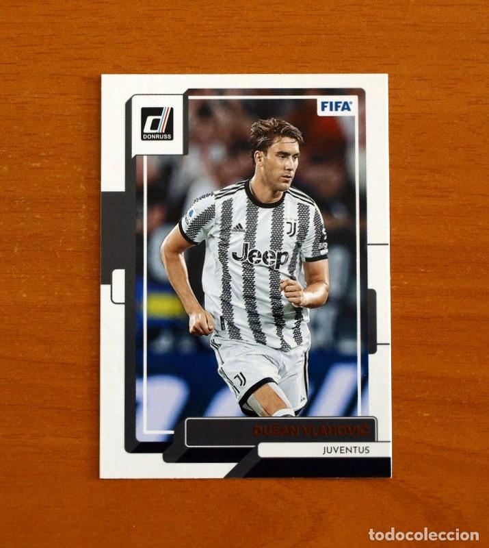 Cromos de f&uacute;tbol: Juventus - N&ordm; 154 Dusan Vlahovic - D-DONRUSS SOCCER -FIFA -Panini 2022-2023-22-23