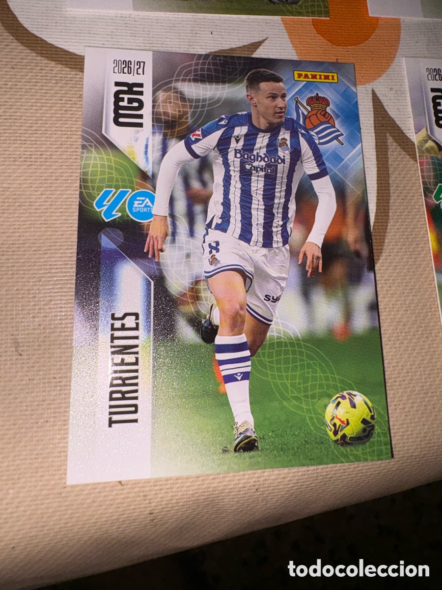 Cromos de f&uacute;tbol: Turrientes real sociedad megacracks 2026-2027 2026-2027