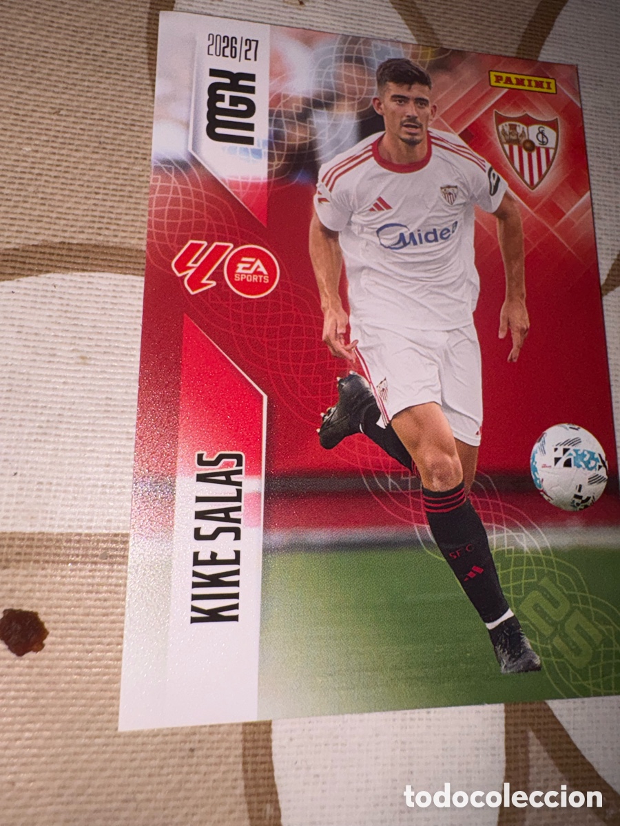 Cromos de f&uacute;tbol: Kike salas sevilla megacracks 2026-2027 2026-2027