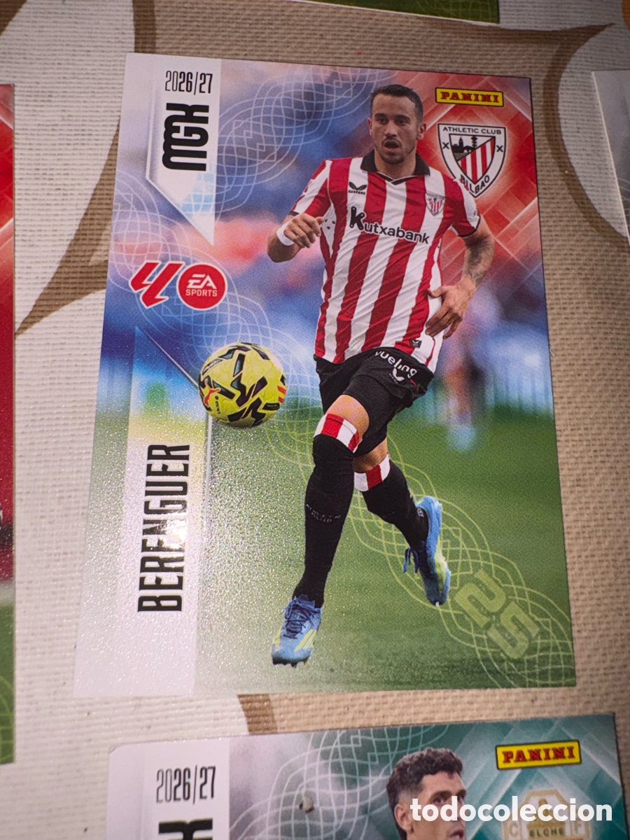 Cromos de f&uacute;tbol: Berenguer Bilbao megacracks 2026-2027 2026-2027