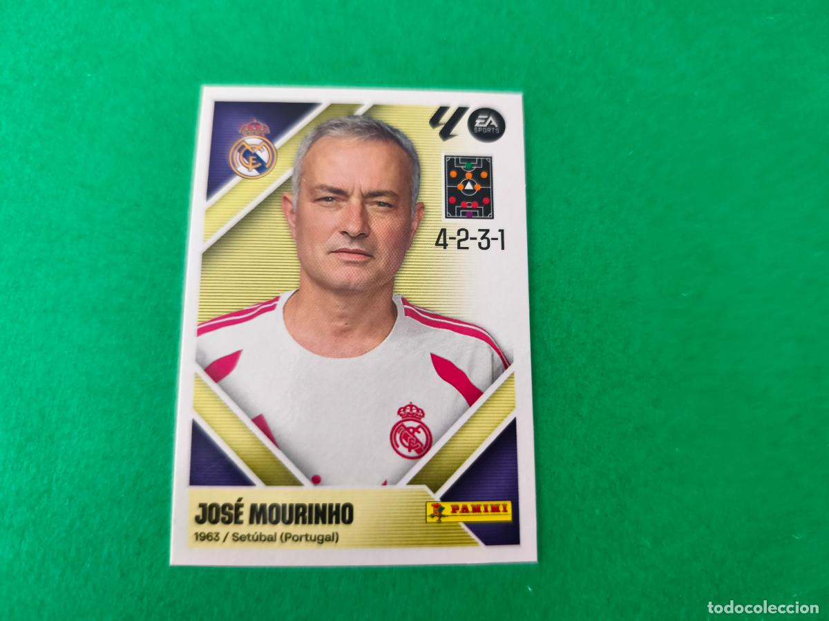 Cromos de f&uacute;tbol: CROMO FUTBOL MOURINHO REAL MADRID C.F. SIN PEGAR N&ordm; 2 LIGA ESTE 2026-2027/26-27 PANINI