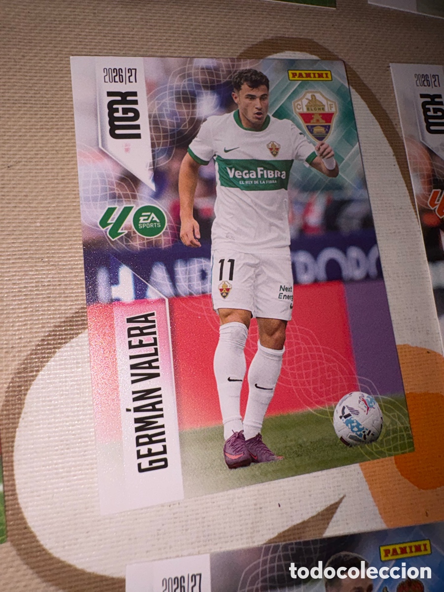 Cromos de f&uacute;tbol: Germ&aacute;n Valera Elche megacracks 2026-2027 2026-2027