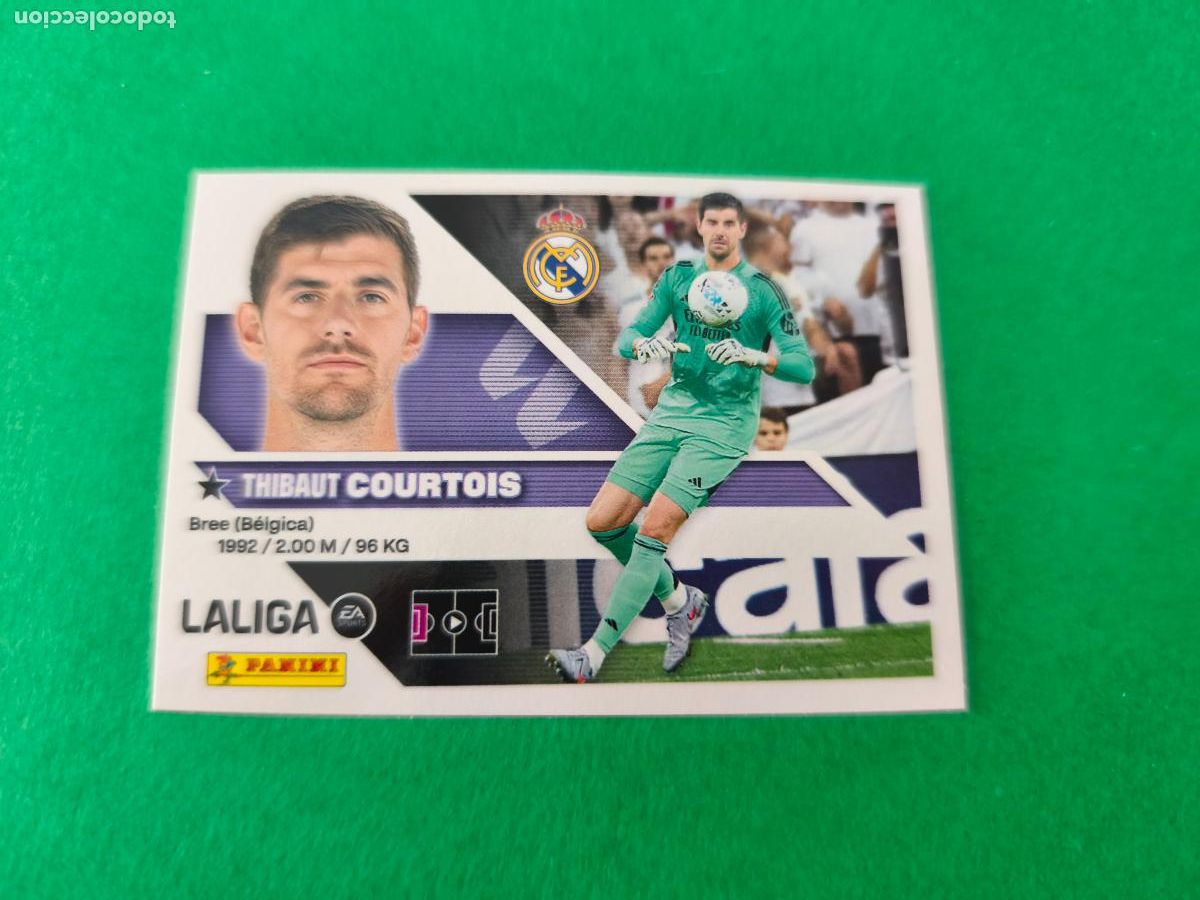 Cromos de f&uacute;tbol: CROMO FUTBOL COURTOIS REAL MADRID C.F. SIN PEGAR N&ordm; 3 LIGA ESTE 2026-2027/26-27 PANINI