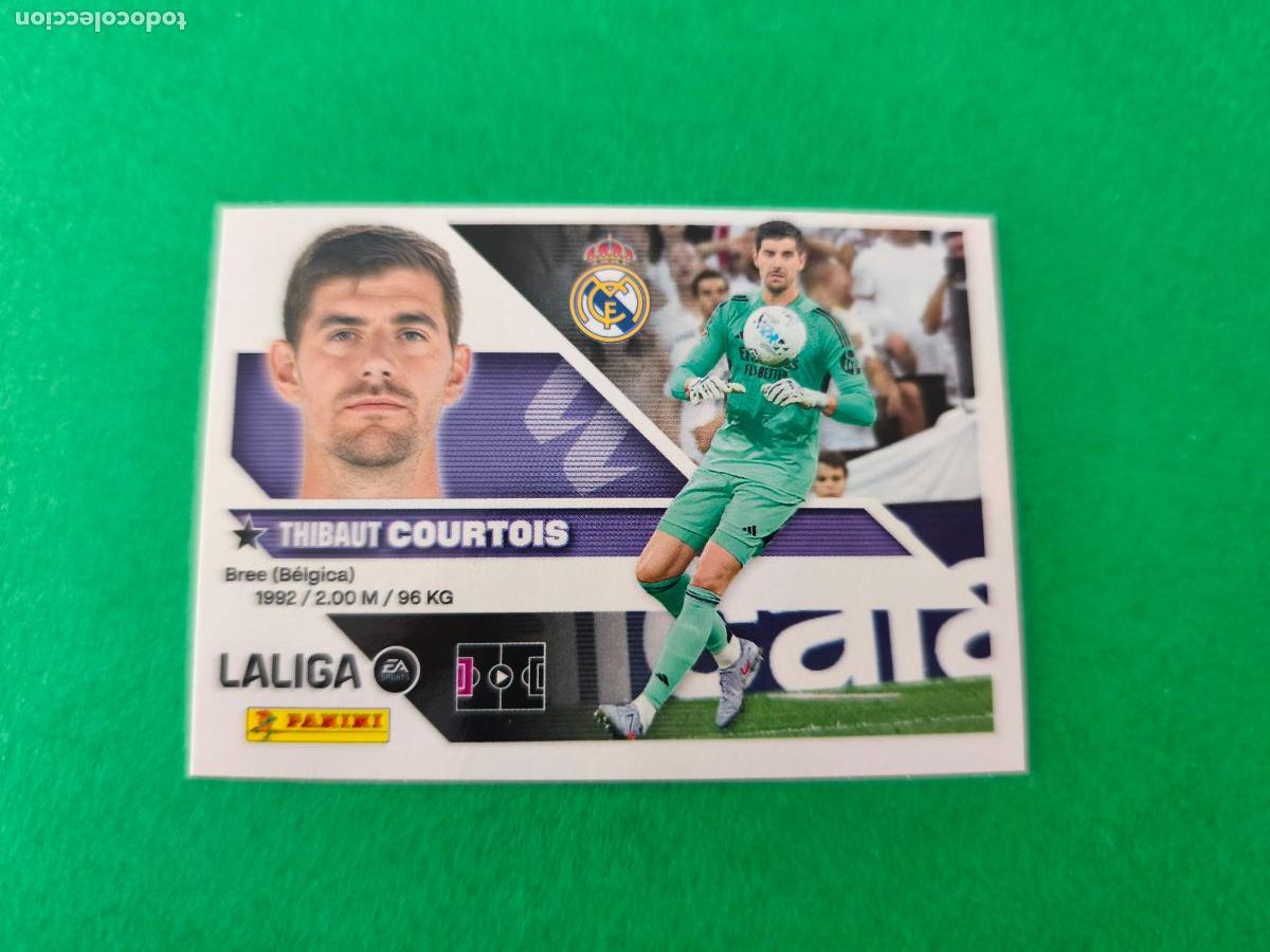 Cromos de f&uacute;tbol: CROMO FUTBOL COURTOIS REAL MADRID C.F. SIN PEGAR N&ordm; 3 LIGA ESTE 2026-2027/26-27 PANINI
