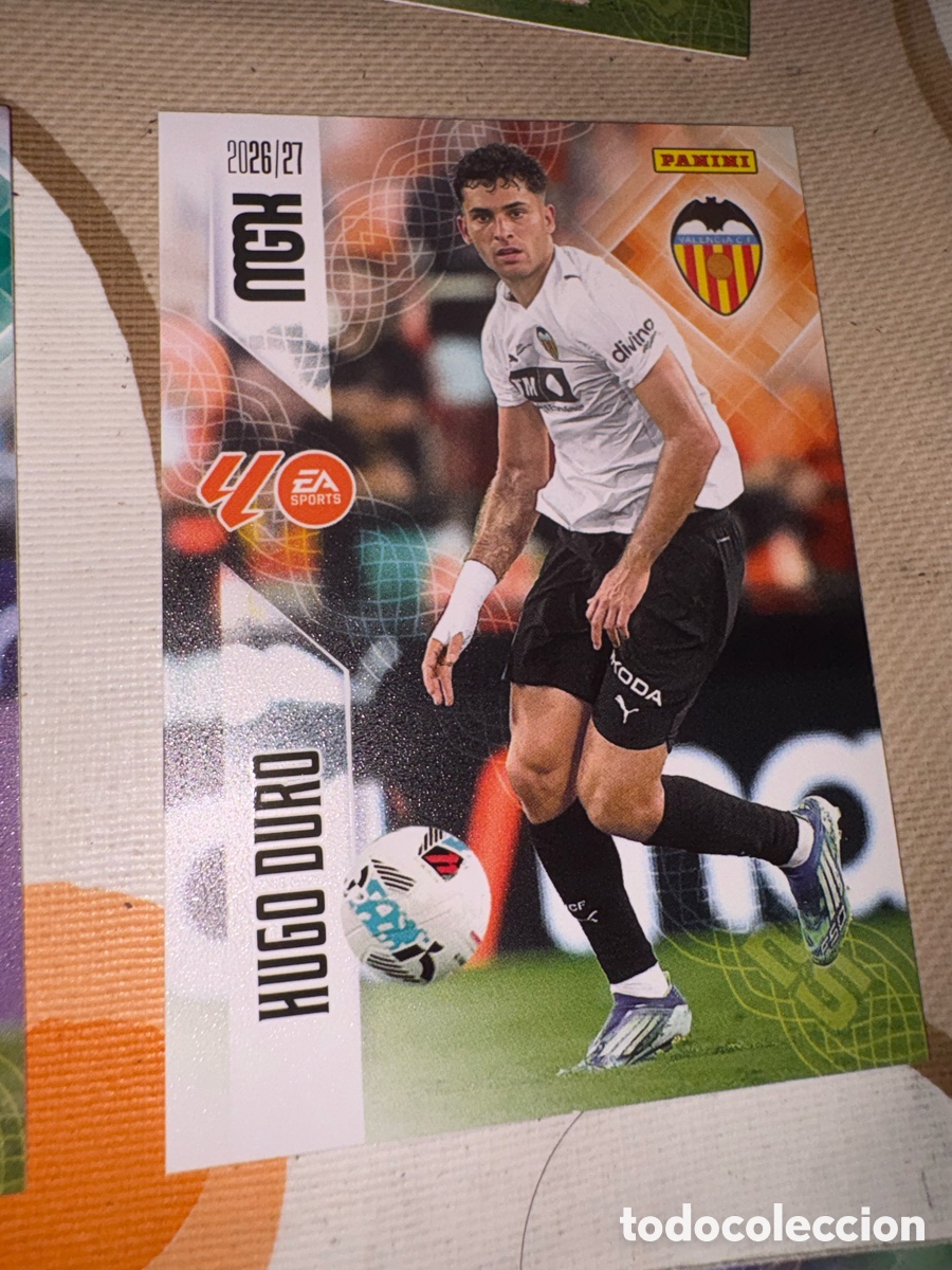 Cromos de f&uacute;tbol: Hugo duro Valencia megacracks 2026-2027 2026-2027