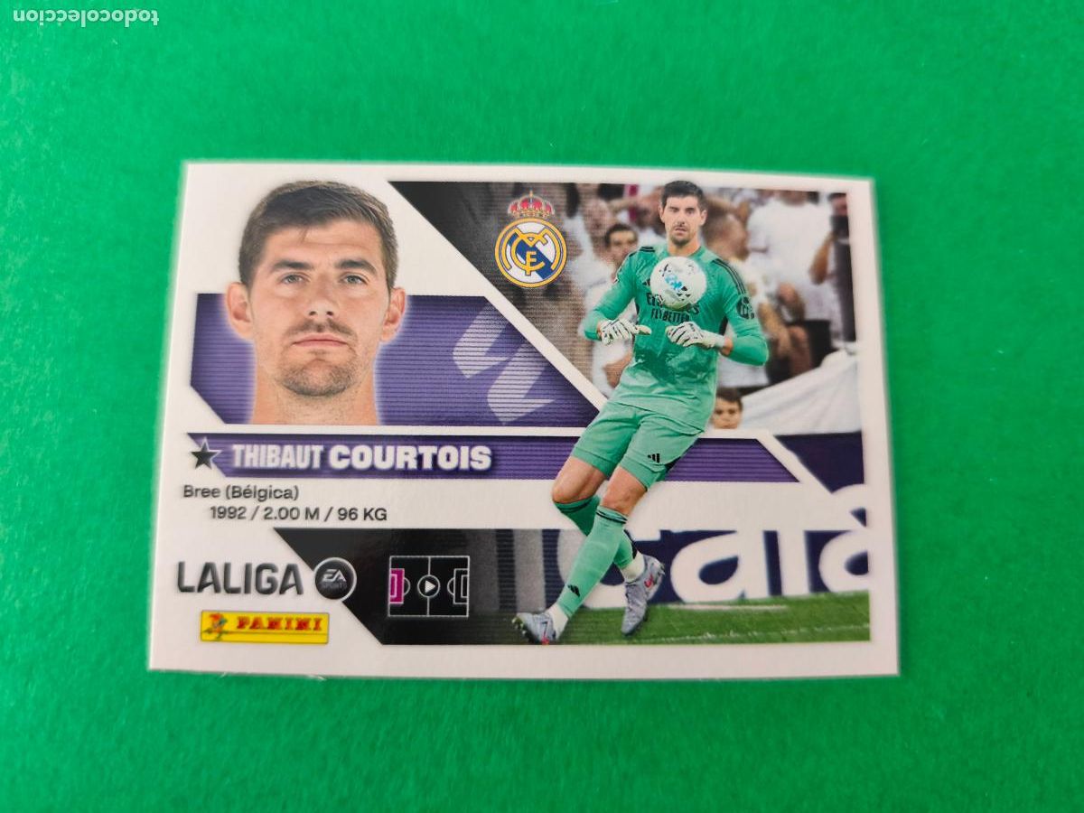 Cromos de f&uacute;tbol: CROMO FUTBOL COURTOIS REAL MADRID C.F. SIN PEGAR N&ordm; 3 LIGA ESTE 2026-2027/26-27 PANINI