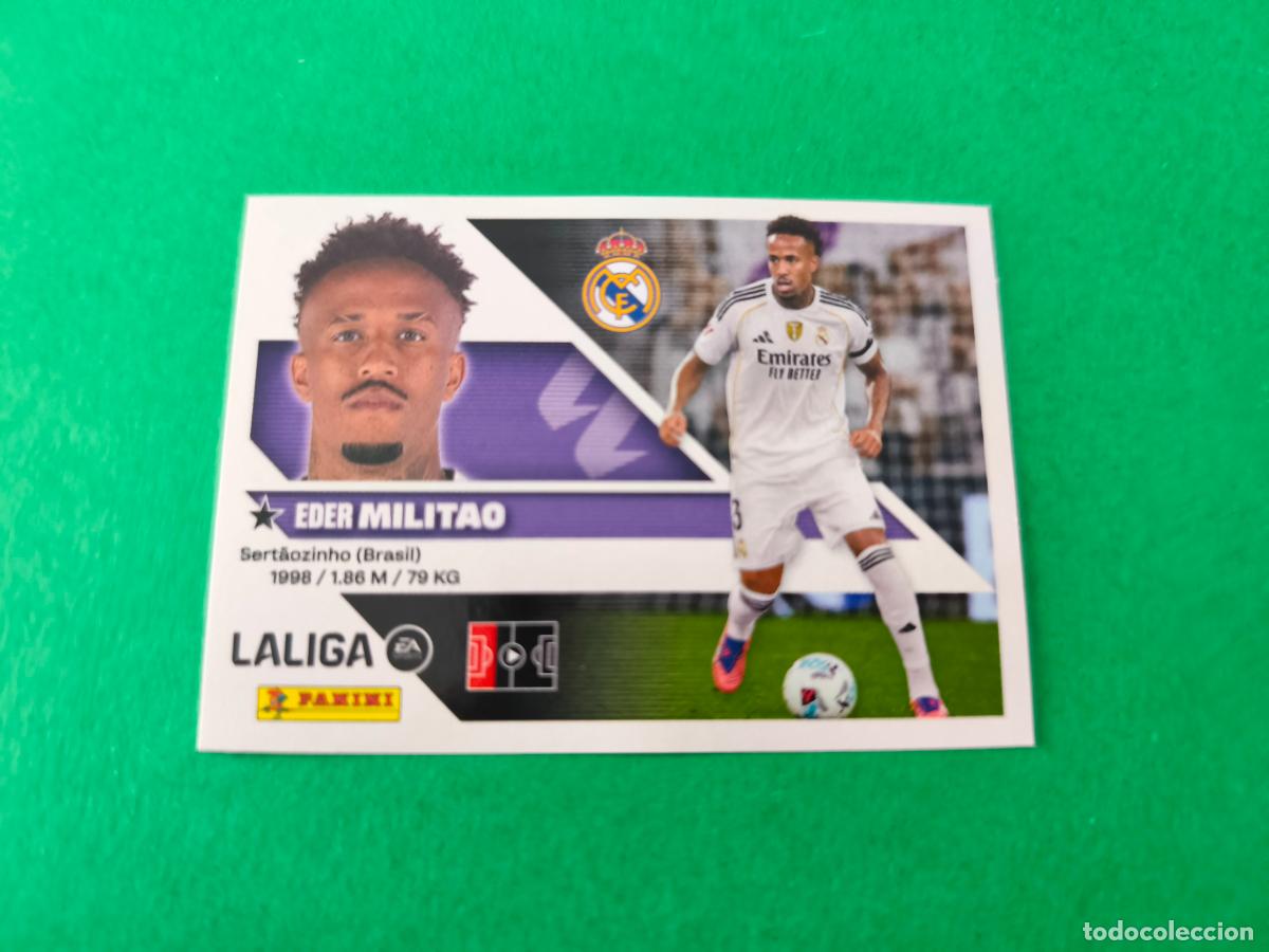 Cromos de f&uacute;tbol: CROMO FUTBOL MILITAO REAL MADRID C.F. SIN PEGAR N&ordm; 6 LIGA ESTE 2026-2027/26-27 PANINI