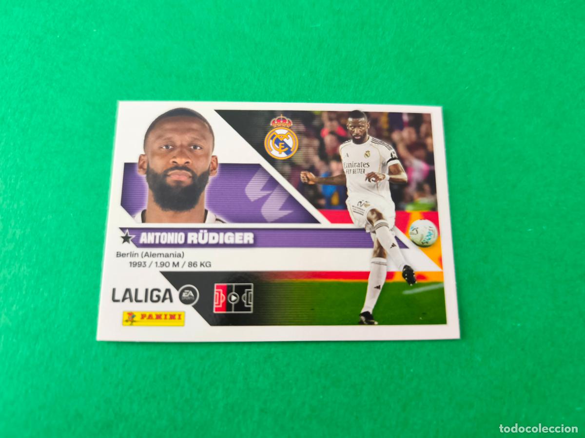 Cromos de f&uacute;tbol: CROMO FUTBOL RUDIGER REAL MADRID C.F. SIN PEGAR N&ordm; 8 LIGA ESTE 2026-2027/26-27 PANINI