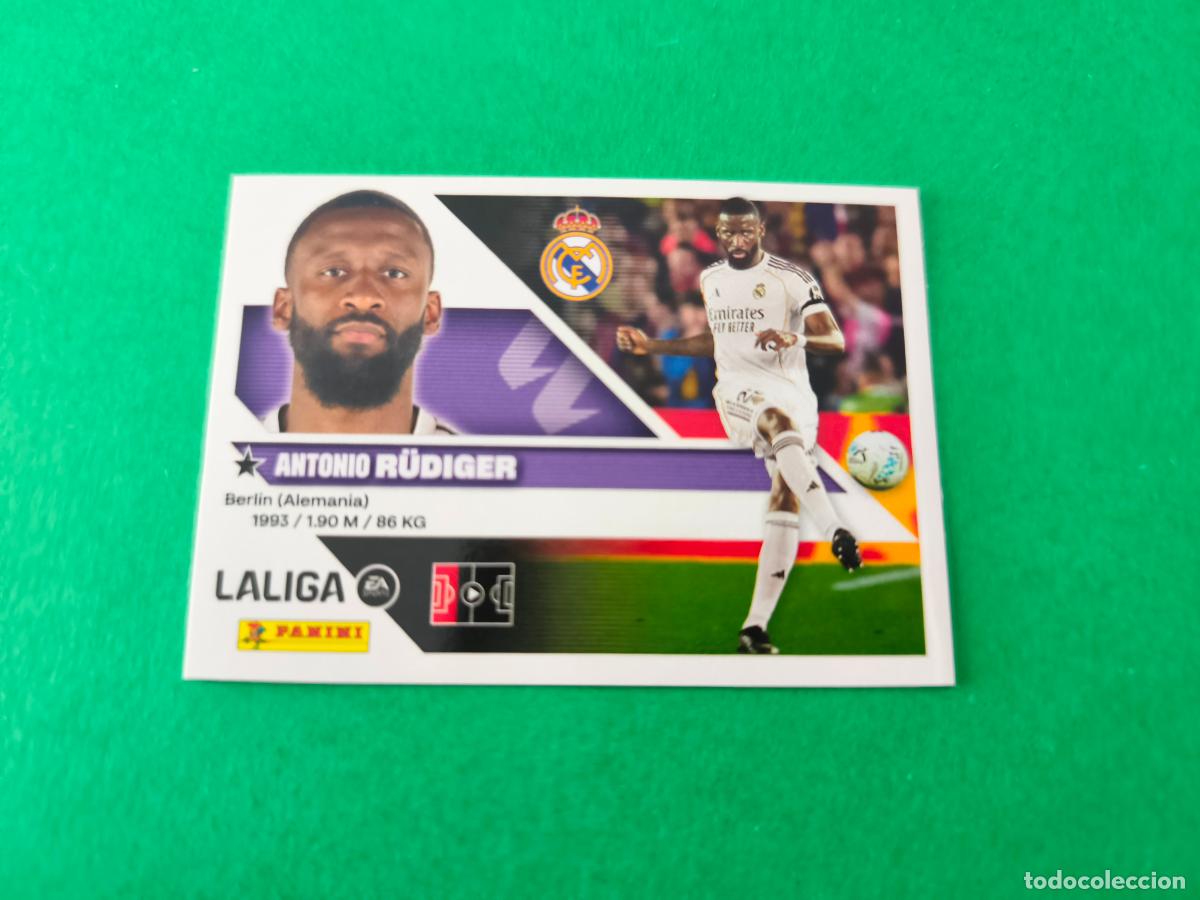 Cromos de f&uacute;tbol: CROMO FUTBOL RUDIGER REAL MADRID C.F. SIN PEGAR N&ordm; 8 LIGA ESTE 2026-2027/26-27 PANINI