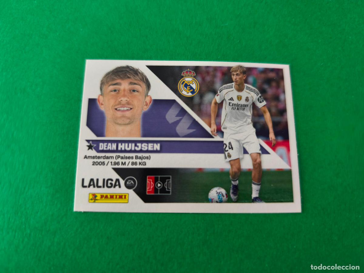 Cromos de f&uacute;tbol: CROMO FUTBOL HUIJSEN REAL MADRID C.F. SIN PEGAR N&ordm; 9 LIGA ESTE 2026-2027/26-27 PANINI
