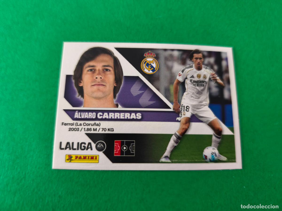 Cromos de f&uacute;tbol: CROMO FUTBOL CARRERAS REAL MADRID C.F. SIN PEGAR N&ordm; 10 A LIGA ESTE 2026-2027/26-27 PANINI