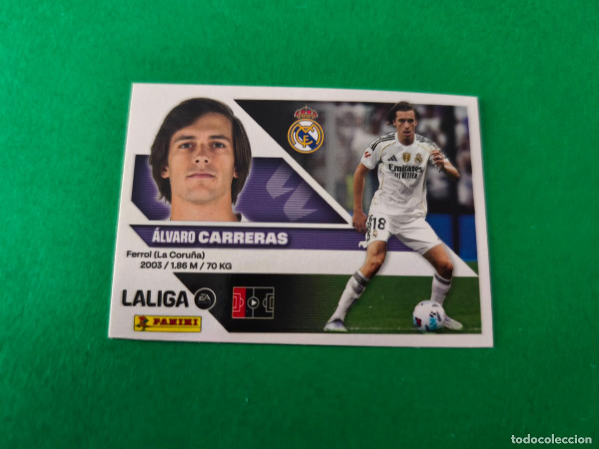 Cromos de f&uacute;tbol: CROMO FUTBOL CARRERAS REAL MADRID C.F. SIN PEGAR N&ordm; 10 A LIGA ESTE 2026-2027/26-27 PANINI