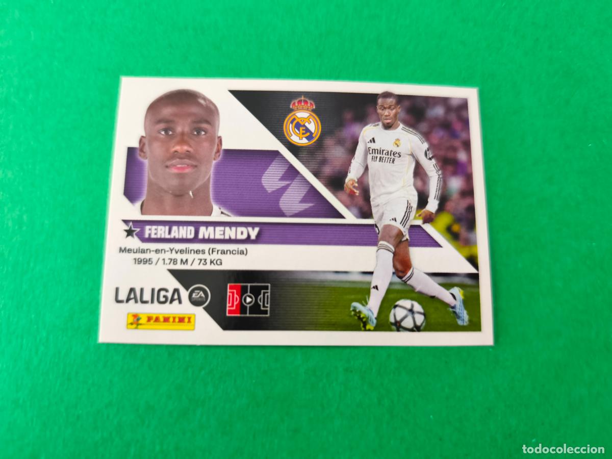 Cromos de f&uacute;tbol: CROMO FUTBOL MENDY REAL MADRID C.F. SIN PEGAR N&ordm; 10 B LIGA ESTE 2026-2027/26-27 PANINI