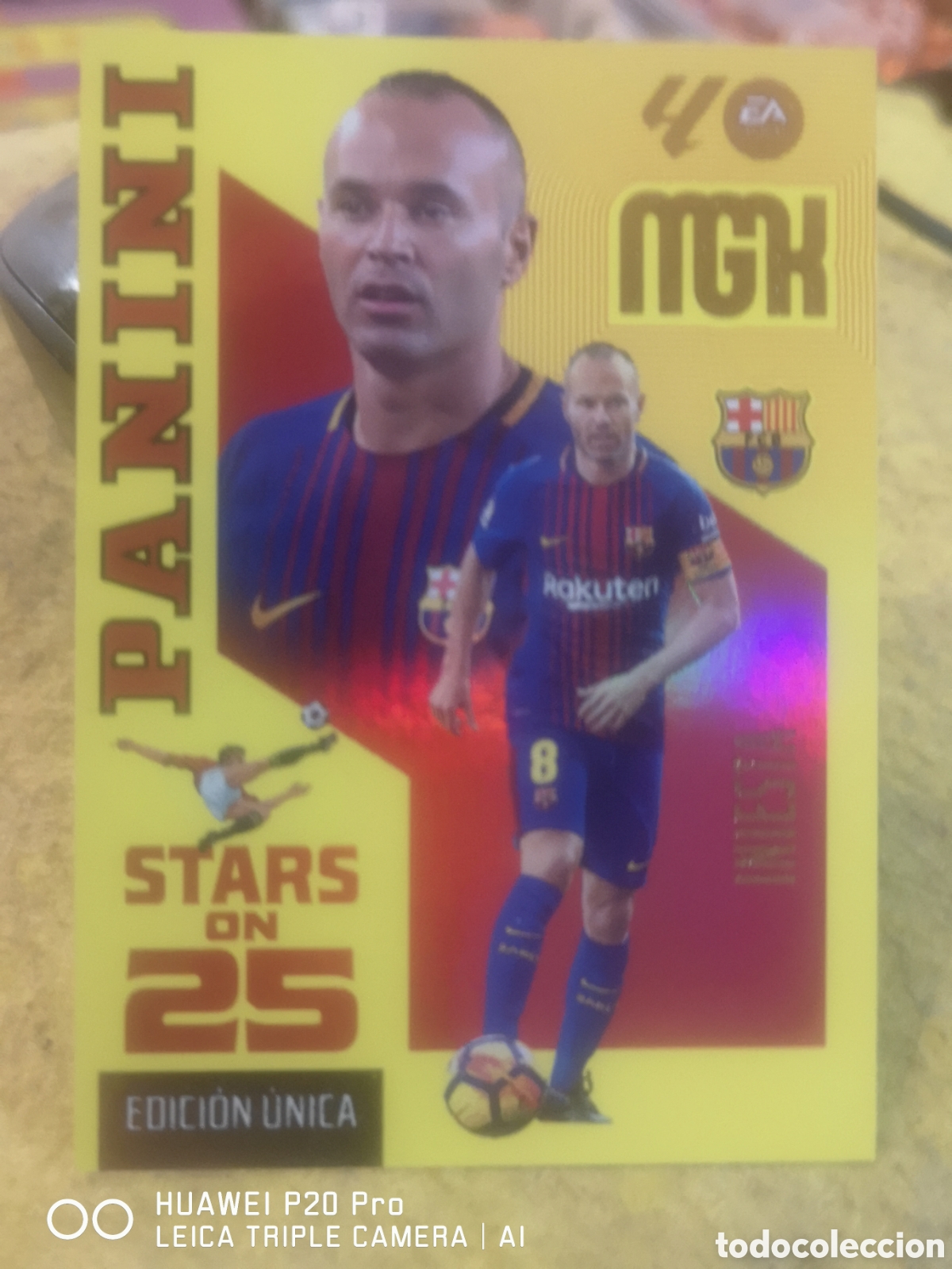 Cromos de f&uacute;tbol: MEGACRACKS 2026 27 CARD 25 ANIVERSARIO EDICION LIMITADA 434 INIESTA - BARCELONA