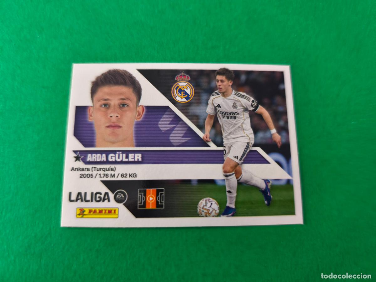 Cromos de f&uacute;tbol: CROMO FUTBOL GULER REAL MADRID C.F. SIN PEGAR N&ordm; 15 A LIGA ESTE 2026-2027/26-27 PANINI