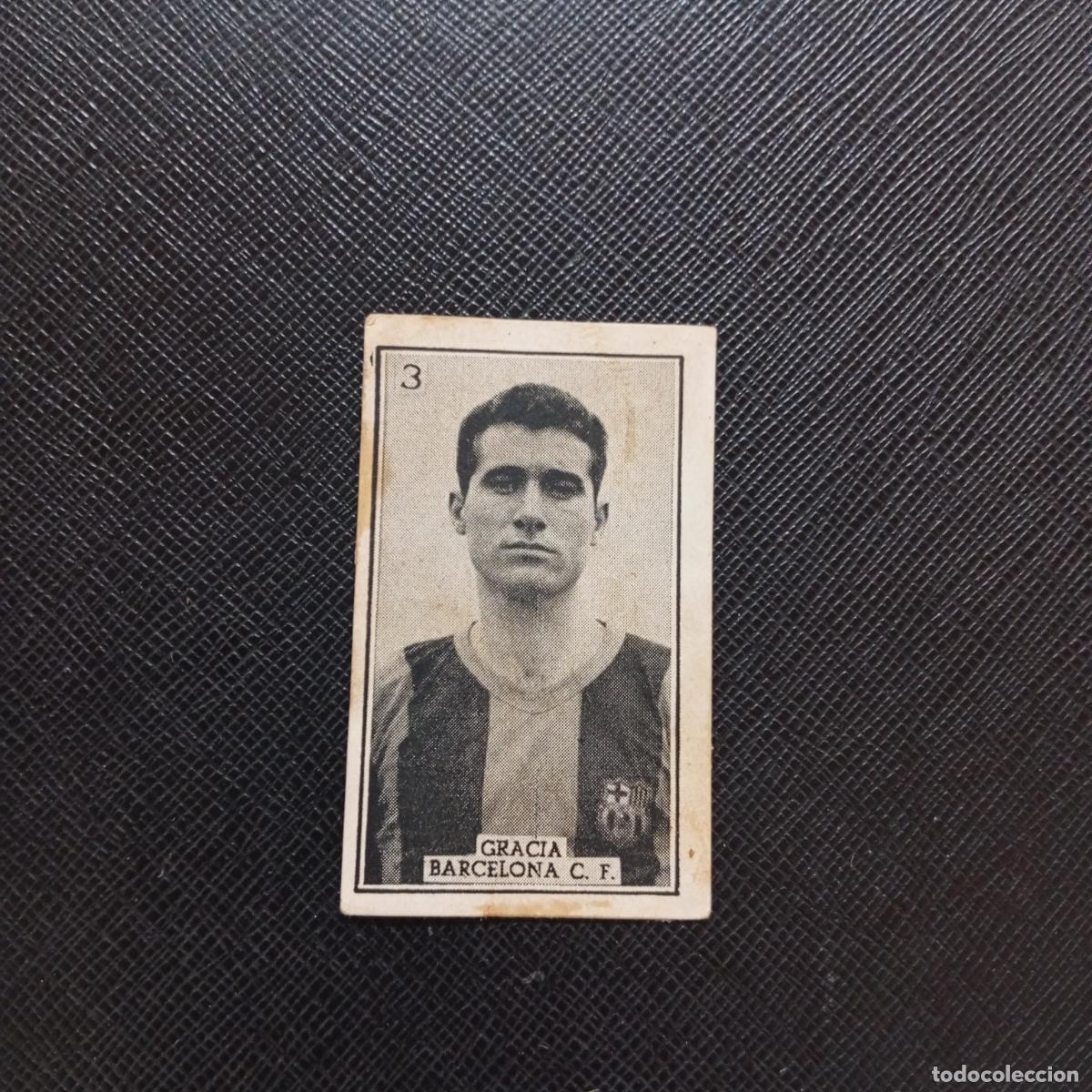 Cromos de f&uacute;tbol: 3 GRACIA BARCELONA GRAFICAS BRASIL 1956 1957 FUTBOL LIGA 56 57 - DESPEGADO - A173 PG39
