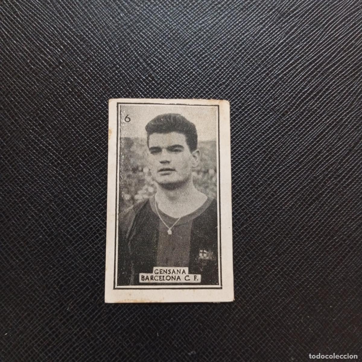 Cromos de f&uacute;tbol: 6 GENSANA BARCELONA GRAFICAS BRASIL 1956 1957 FUTBOL LIGA 56 57 - DESPEGADO - A173 PG41