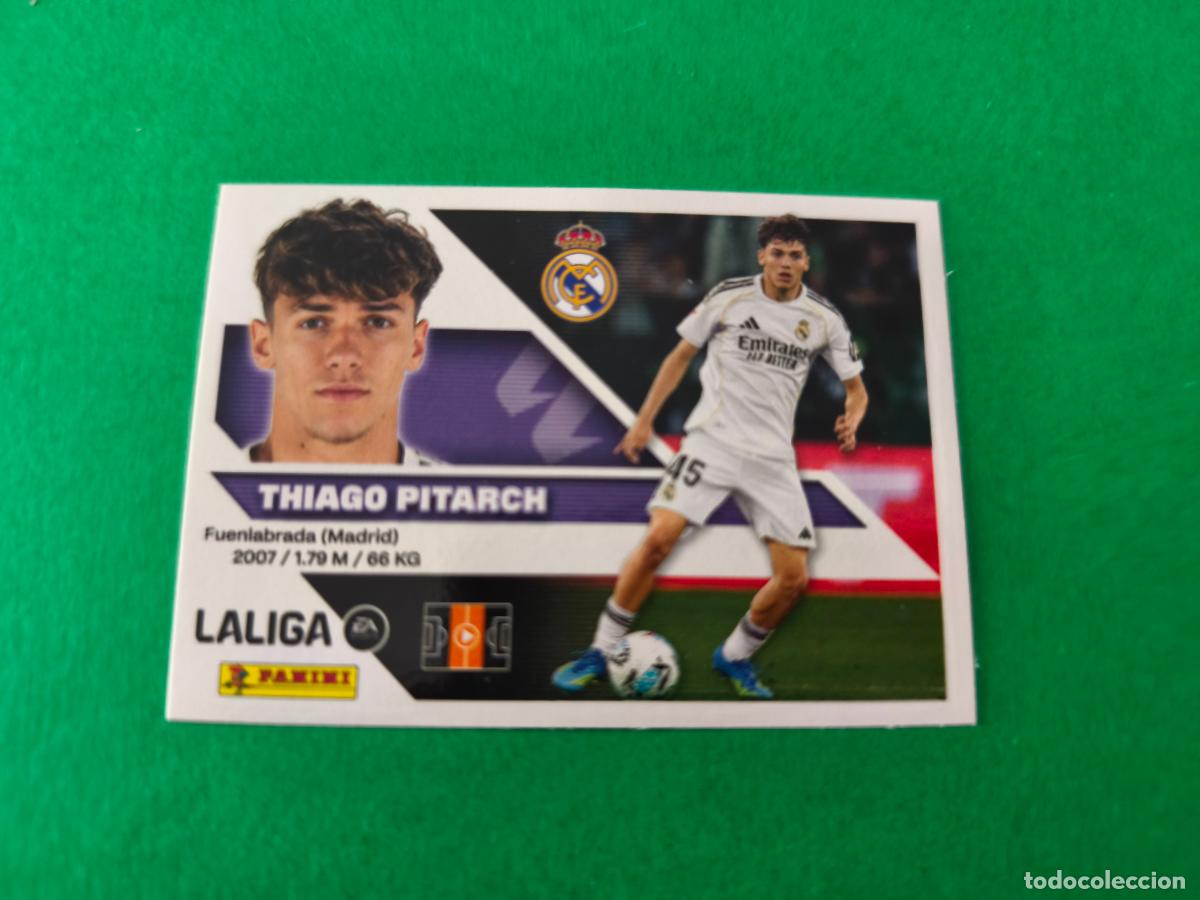 Cromos de f&uacute;tbol: CROMO FUTBOL PITARCH REAL MADRID C.F. SIN PEGAR N&ordm; 15 B LIGA ESTE 2026-2027/26-27 PANINI
