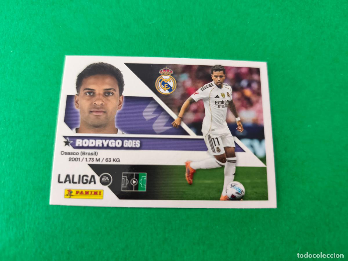 Cromos de f&uacute;tbol: CROMO FUTBOL RODRYGO REAL MADRID C.F. SIN PEGAR N&ordm; 18 LIGA ESTE 2026-2027/26-27 PANINI
