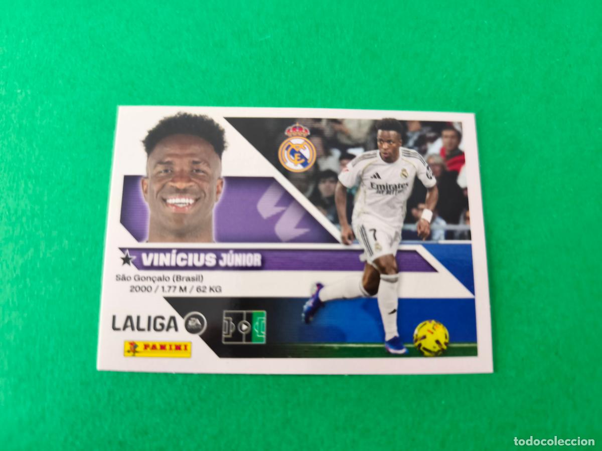 Cromos de f&uacute;tbol: CROMO FUTBOL VINICIUS REAL MADRID C.F. SIN PEGAR N&ordm; 19 LIGA ESTE 2026-2027/26-27 PANINI