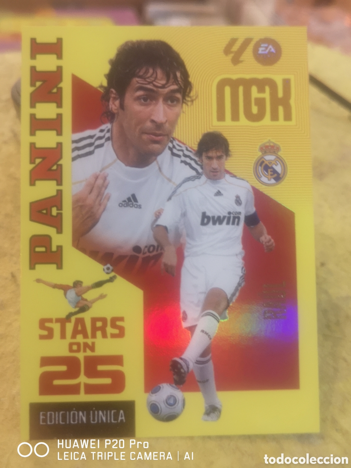 Cromos de f&uacute;tbol: MEGACRACKS 2026 27 CARD 25 ANIVERSARIO EDICION LIMITADA 426 RAUL - REAL MADRID
