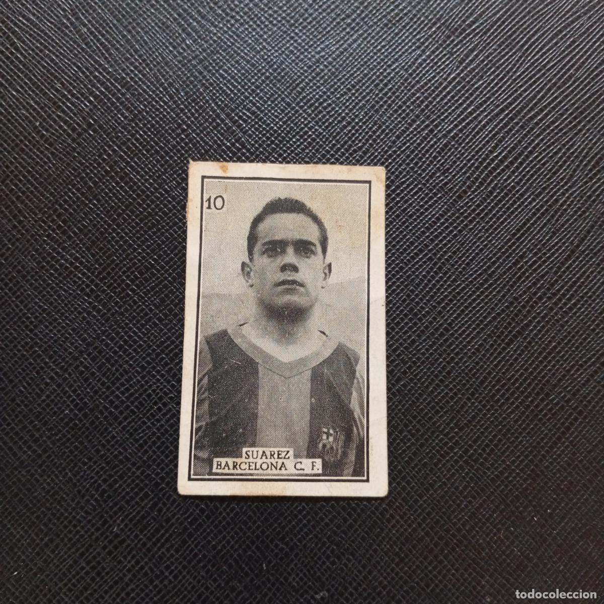 Cromos de f&uacute;tbol: 10 LUIS SUAREZ BARCELONA GRAFICAS BRASIL 1956 1957 FUTBOL LIGA 56 57 - DESPEGADO - A174 PG514