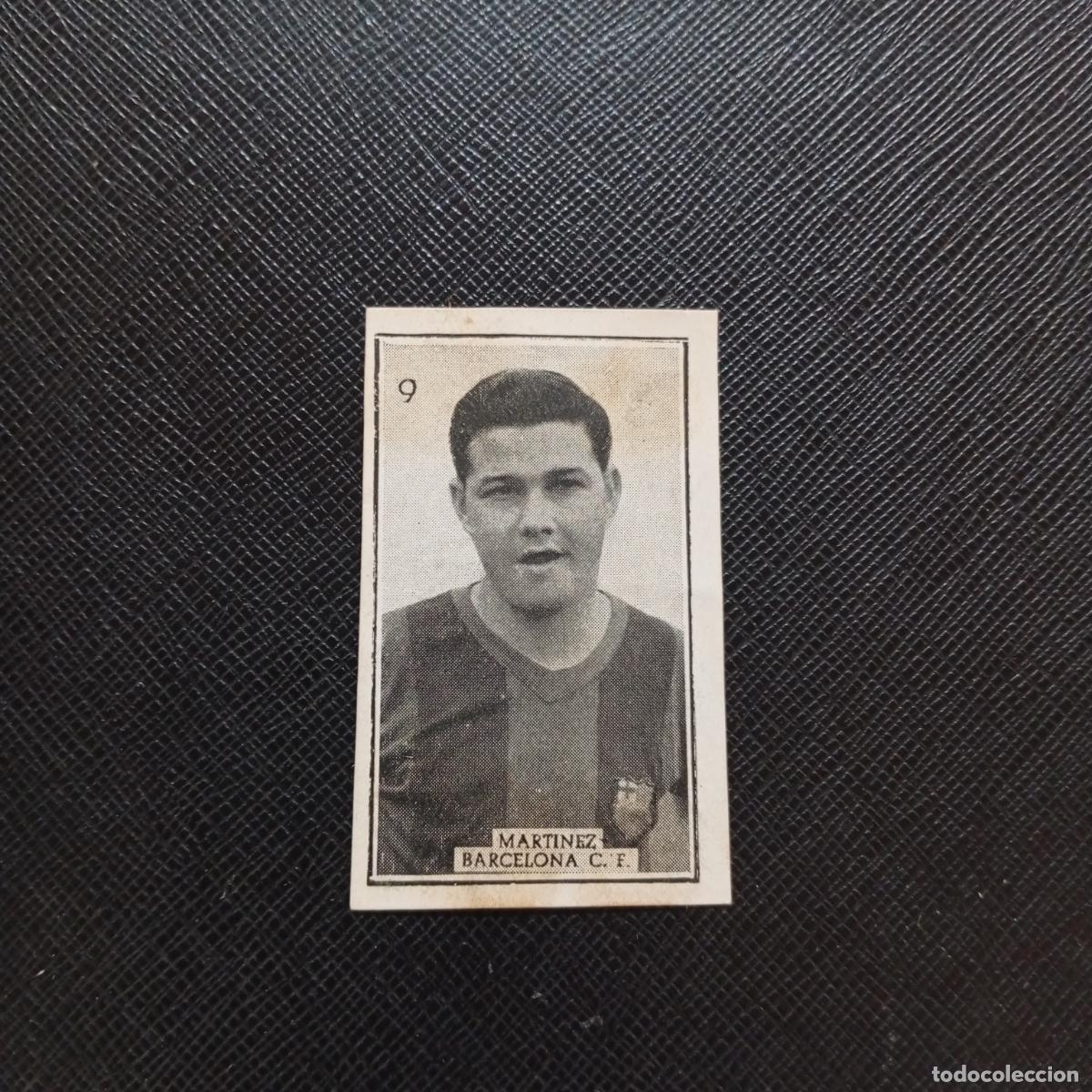Cromos de f&uacute;tbol: 9 MARTINEZ BARCELONA GRAFICAS BRASIL 1956 1957 FUTBOL LIGA 56 57 - DESPEGADO - A174 PG514
