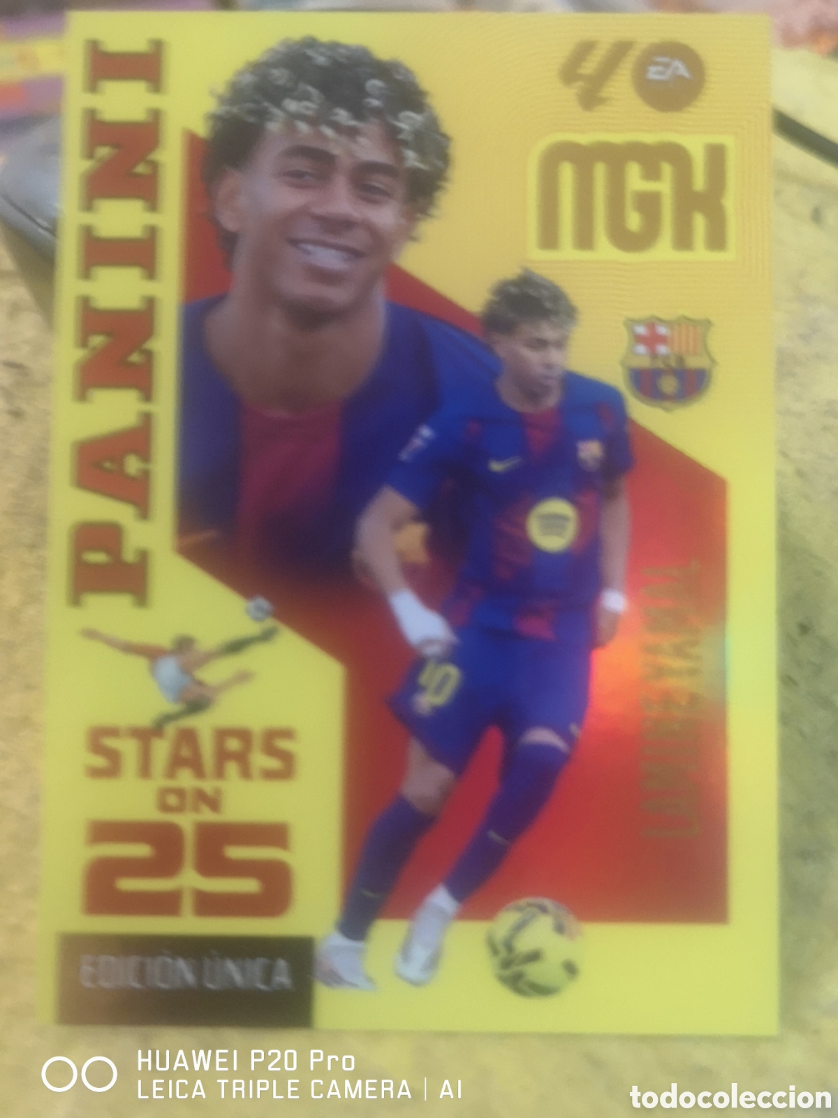 Cromos de f&uacute;tbol: MEGACRACKS 2026 27 CARD 25 ANIVERSARIO EDICION LIMITADA 449 LAMINE YAMAL - BARCELONA