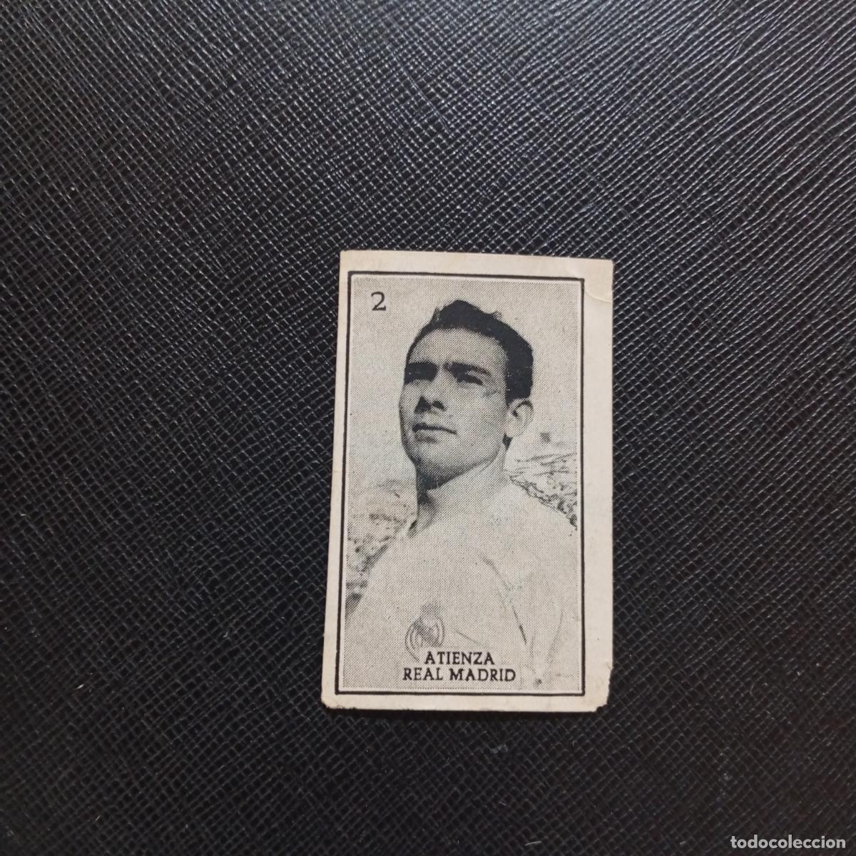 Cromos de f&uacute;tbol: 2 ATIENZA REAL MADRID GRAFICAS BRASIL 1956 1957 FUTBOL LIGA 56 57 - DESPEGADO - A174 PG514