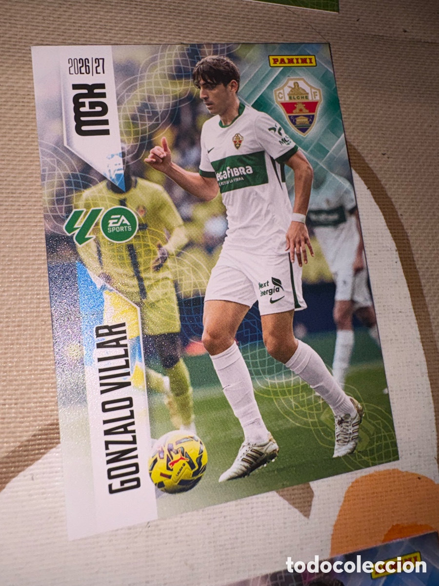 Cromos de f&uacute;tbol: Gonzalo villar elche megacrack 2026-2027 26-27