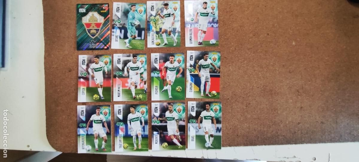 Cromos de f&uacute;tbol: NUEVOS MEGACRACKS 26/27 LOTE 12 CARTAS DEL ELCHE FC # PANINI