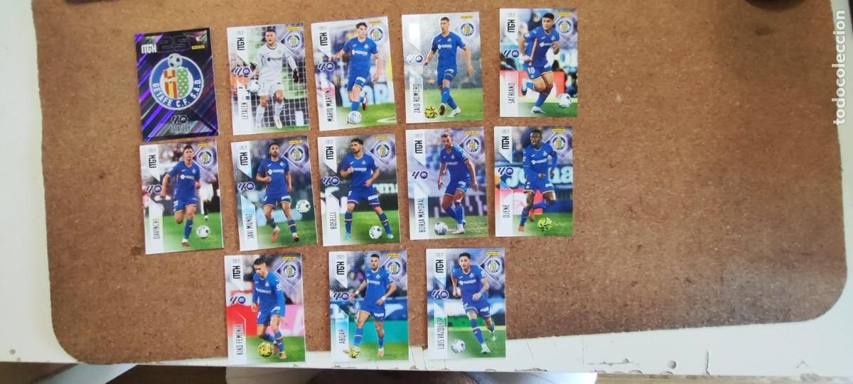 Cromos de f&uacute;tbol: NUEVOS MEGACRACKS 26/27 LOTE 13 CARTAS DEL GETAFE # PANINI