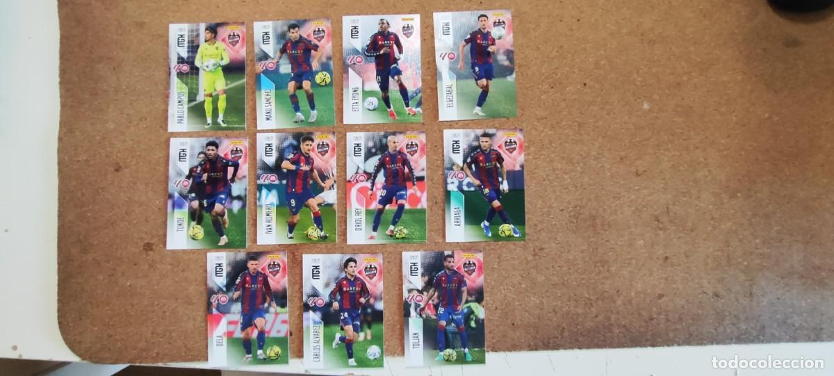 Cromos de f&uacute;tbol: NUEVOS MEGACRACKS 26/27 LOTE 11 CARTAS DEL LEVANTE # PANINI