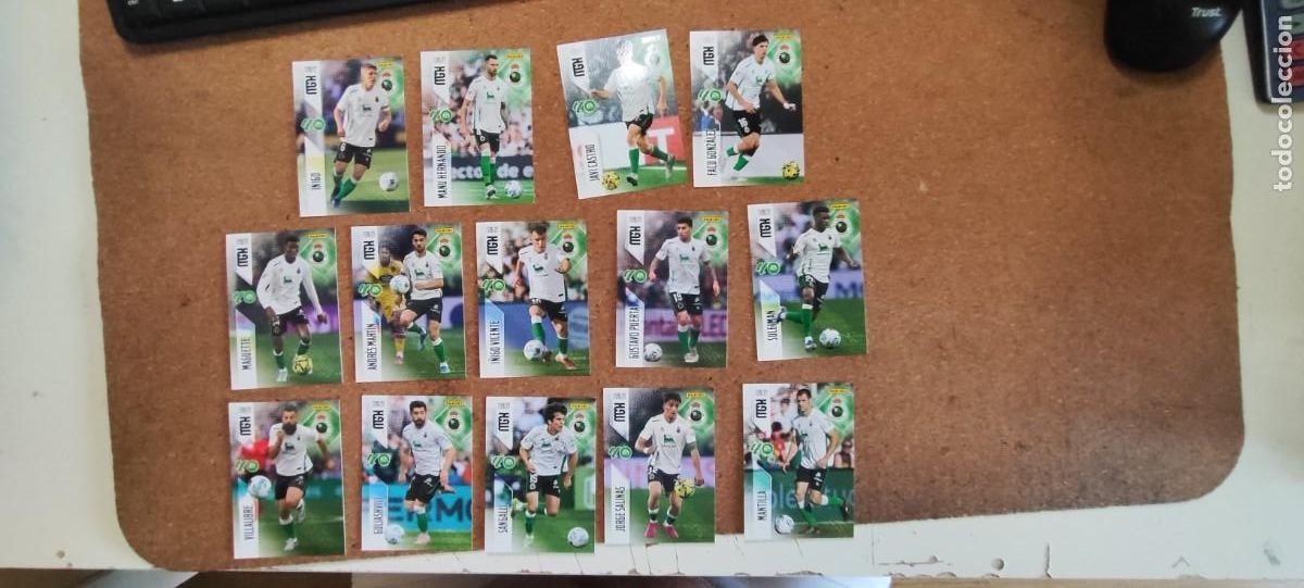 Cromos de f&uacute;tbol: NUEVOS MEGACRACKS 26/27 LOTE 14 CARTAS DEL RACING DE SANTANDER # PANINI
