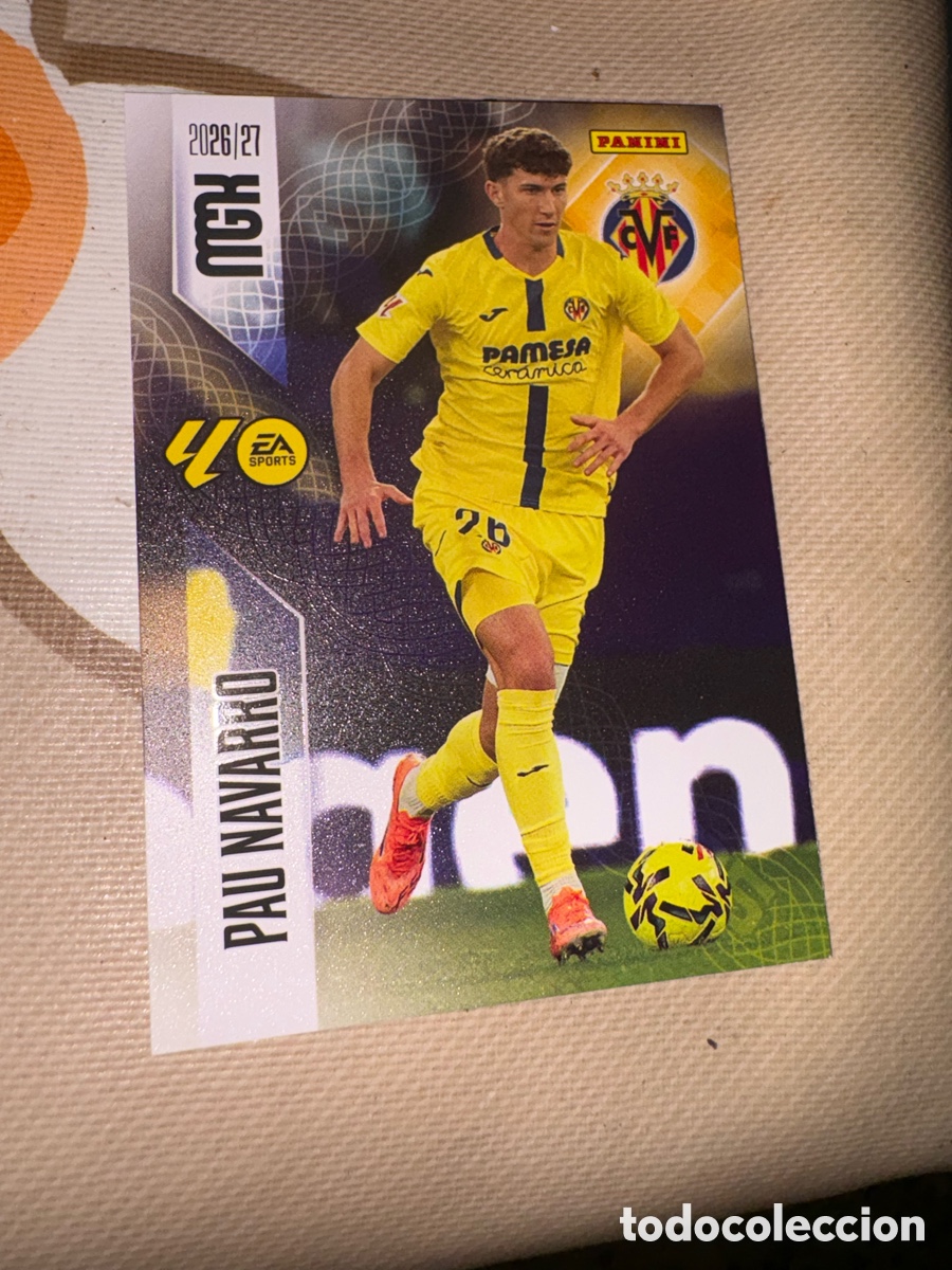Cromos de f&uacute;tbol: Pau navarro villareal megacrack 2026-2027 26-27