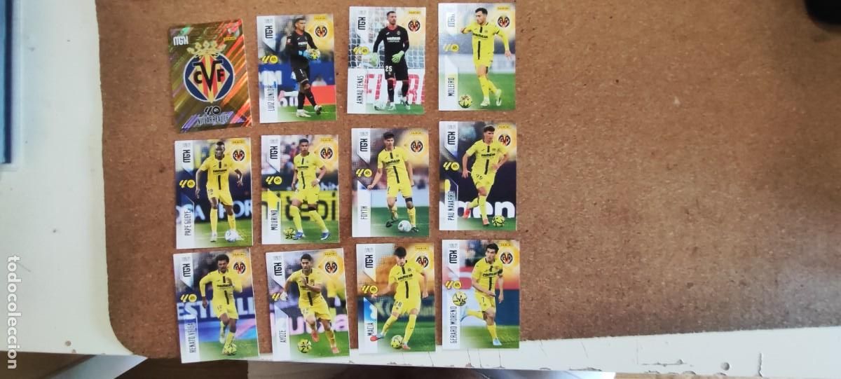 Cromos de f&uacute;tbol: NUEVOS MEGACRACKS 26/27 LOTE 12 CARTAS DEL VILLARREAL # PANINI