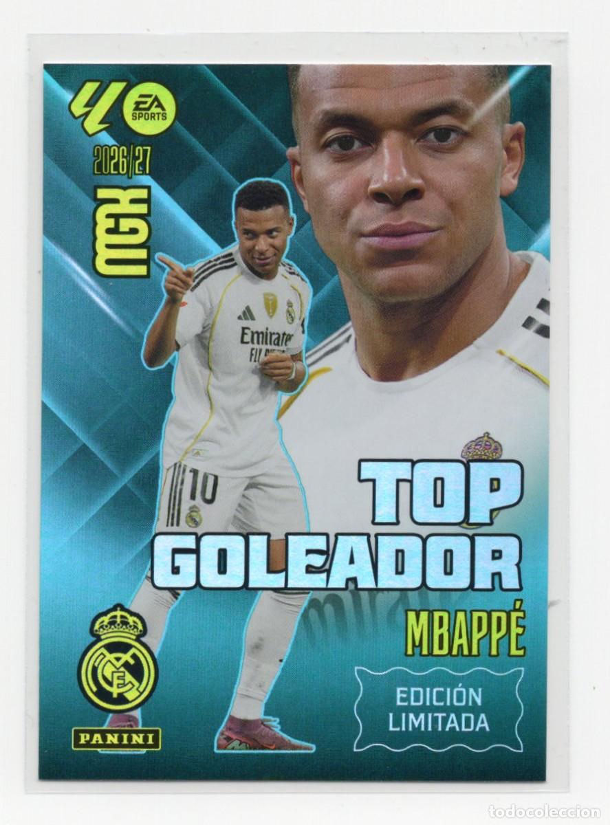 Figurine di Calcio: MBAPPE TOP GOLEADOR REAL MADRID MEGACRACKS 26 27 2026 2027 MGK PANINI