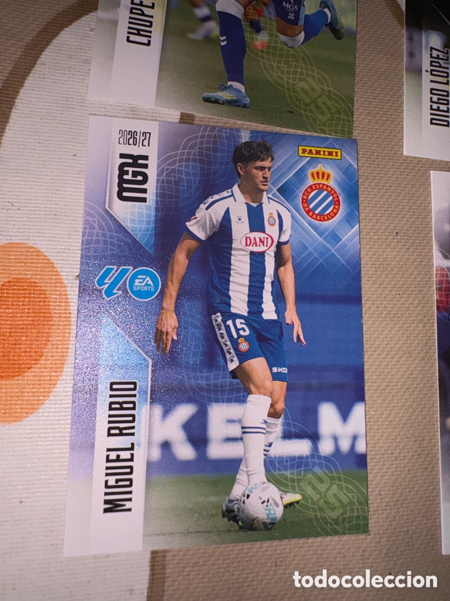 Cromos de f&uacute;tbol: Miguel rubio espa&ntilde;ol megacrack 2026-2027 26-27