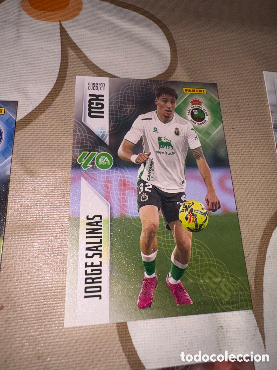 Cromos de f&uacute;tbol: Jorge salinas racing megacrack 2026-2027 26-27